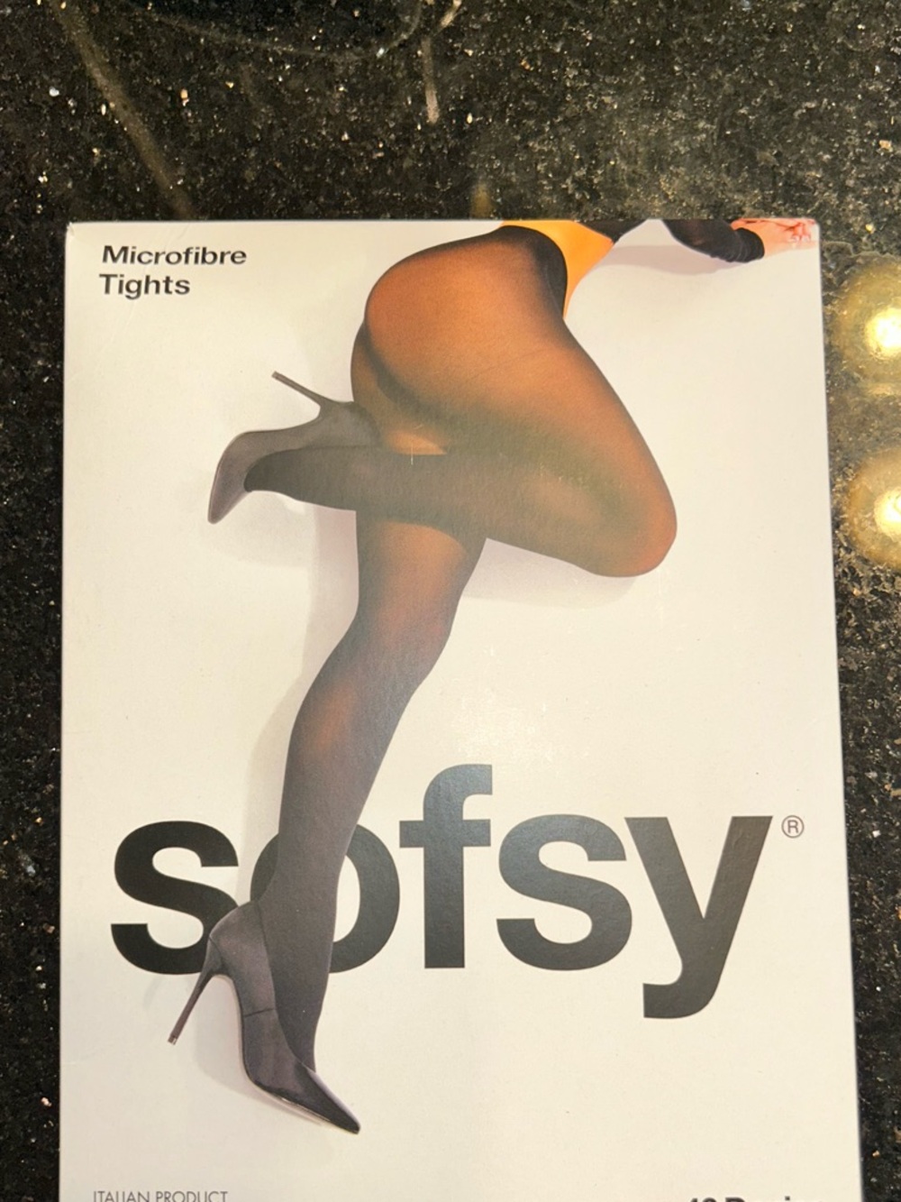 XL NWT Sofsy Microfibre Tights in Violet